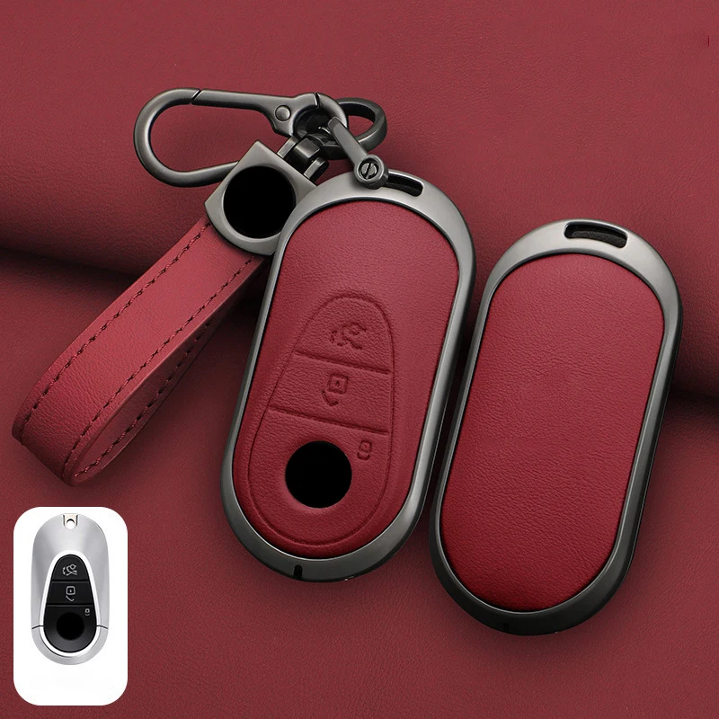 Кожаный чехол из цинкового сплава для Mercedes Benz Maybach S480 S680 S580 2020 2021 2022