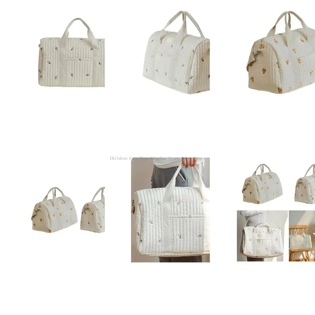 

Multifunctional Mummy Bag Diaper Shoulder Bag Large Capacity for Baby Essential Stylish Modern Women Handbag