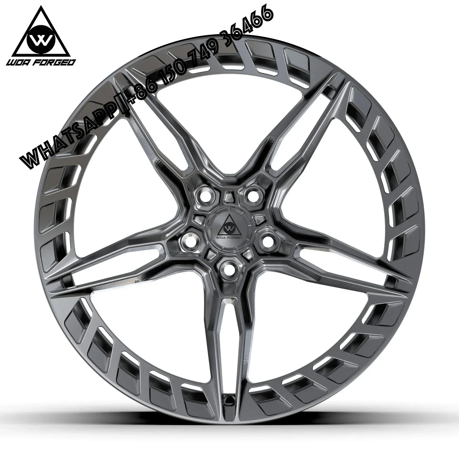 

6061-T6 WOA FORGED Custom Sport Wheels ODM Aluminum Alloy Customized Lightweight Forged Wheel for Lamborghini, McLaren,