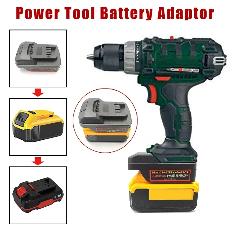 For Dewalt 18V/20V Li-Ion Battery To For Parkside 20V Li-ion Battery Electrical Tools Adapter Converter Battery Adapter