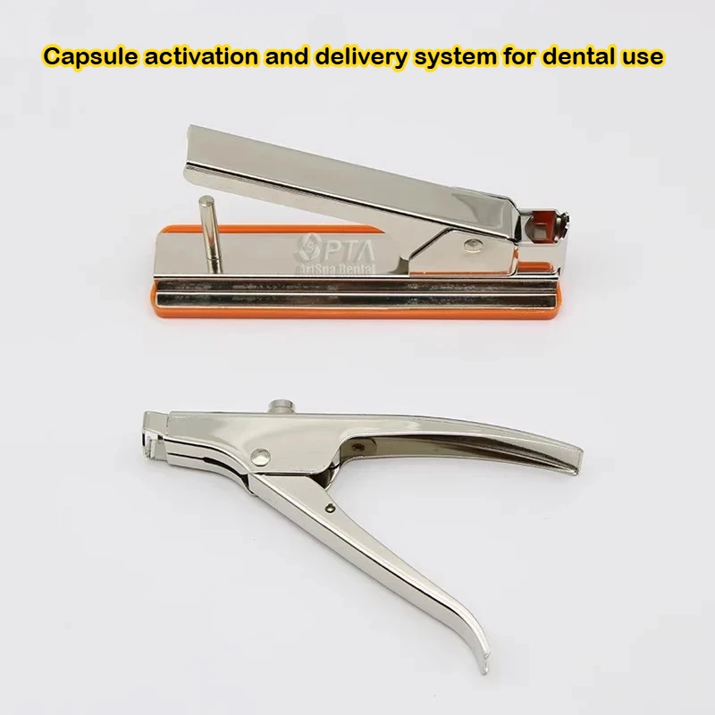 Professional Dental Capsule Activation Set - Includes Mixer Gun & Bonding Tools for Resin Cement (Compatible with RelyX Unicem)