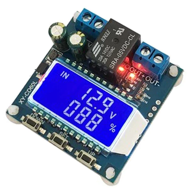 Solar Bateria Carregador Controlador, Módulo de Controle de Descarga, Sob Tensão Atual Protetor Board, 12V, 24V, 48V, CD60L