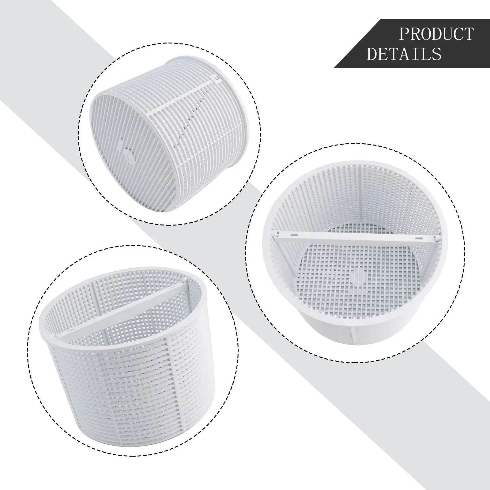 

Skimmer Basket For Aladdin B-152 And For Vac-Mate 211112 For Hayward SP1083 SP1084 SP1085 SP1082CA SPX1082CA Pool Skimmer Basket