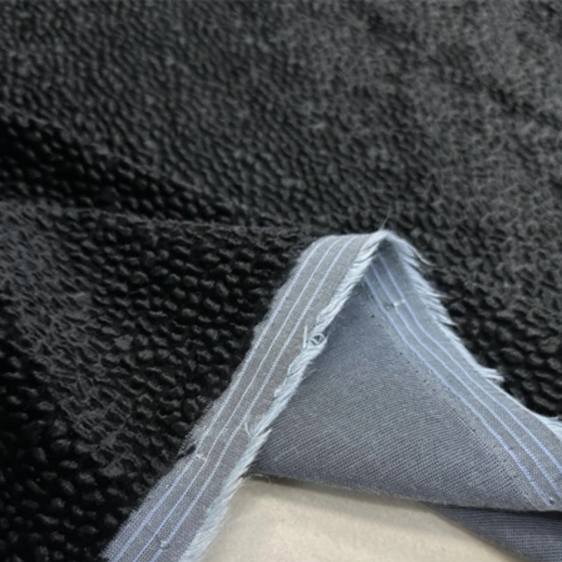 Velvet Acetate Fabric By The Yard Imitation Mink Velvet Thickened Jacquard Bag Wholesale Cloth Diy Sew Per Meter