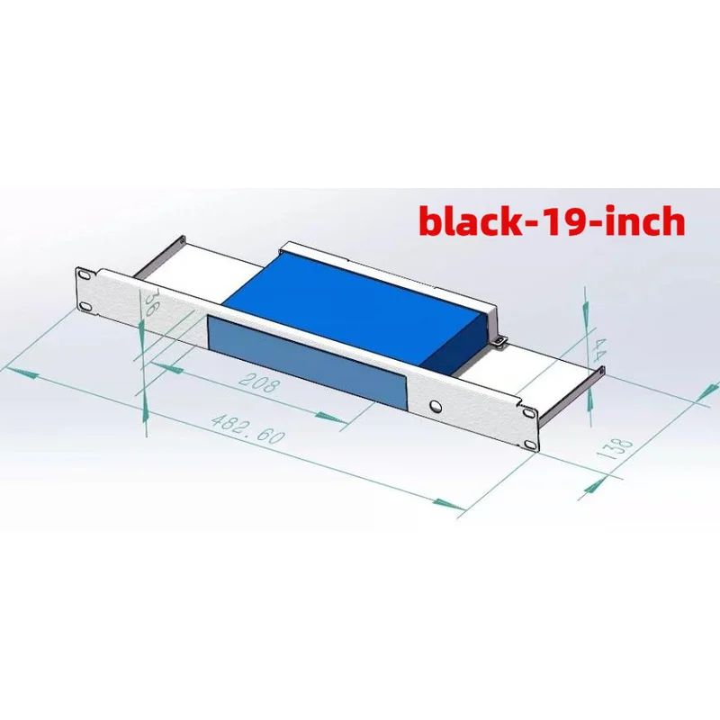 Rack Tray Bracket For XikeStor（SKS7300-4X4T）19 Inch Secures Photoelectric Network Hardware Firmly And Supports Stable High-Speed
