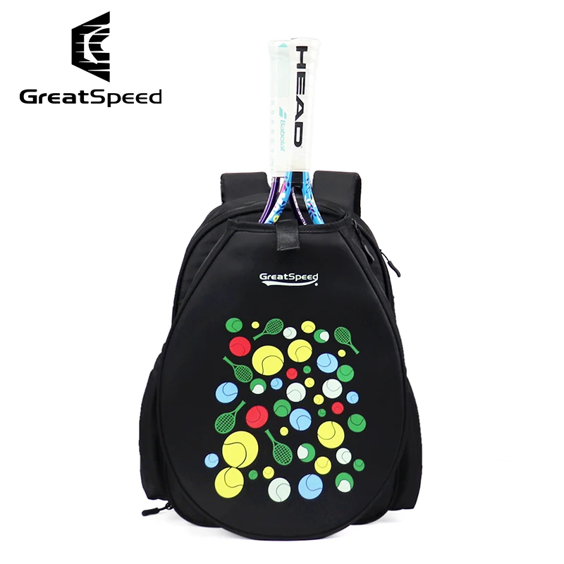 GreatSpeed Dual-Sport Backpack for Tennis And Badminton Unisex Adult/Youth 2-Pack Shoulder Bag for Sports Equipment