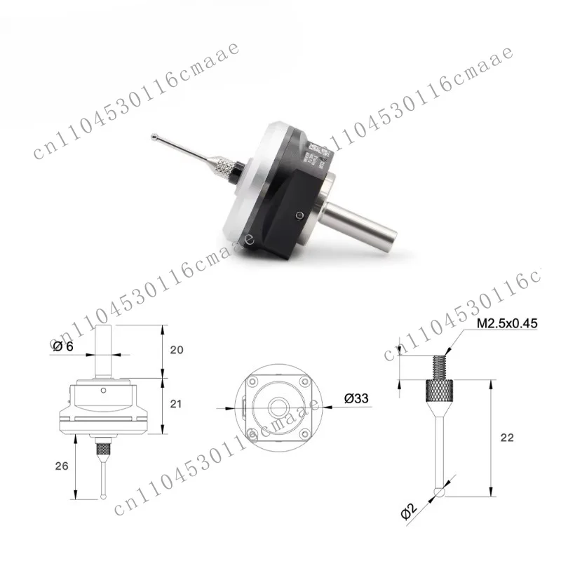 Machine MACH3/GRBL V6/TP06 Edge Finder 3D Probe High Precision 2M Cable for CNC Milling Machine Photoelectric Sub-center