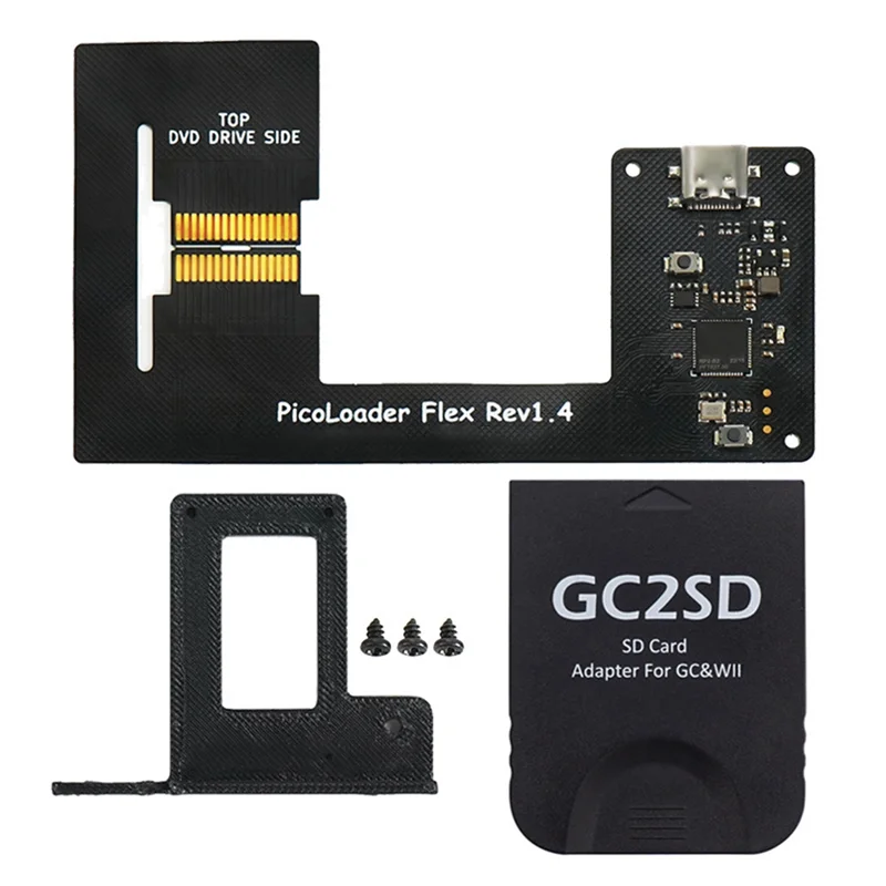 

ABMF-For NGC для игровой консоли Gamecube Picoloader Flex Rev1.4 на базе GC2SD с чипом RP2040 для SD2SP2 GC2SD Sdgecko