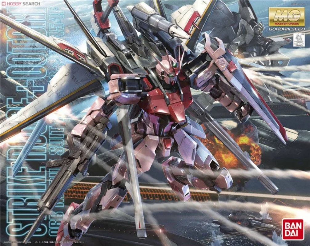 В наличии: Сборная модель BANDAI MG 1/100 MBF-02 Strike Rouge + Sky Grasper SEED Destiny