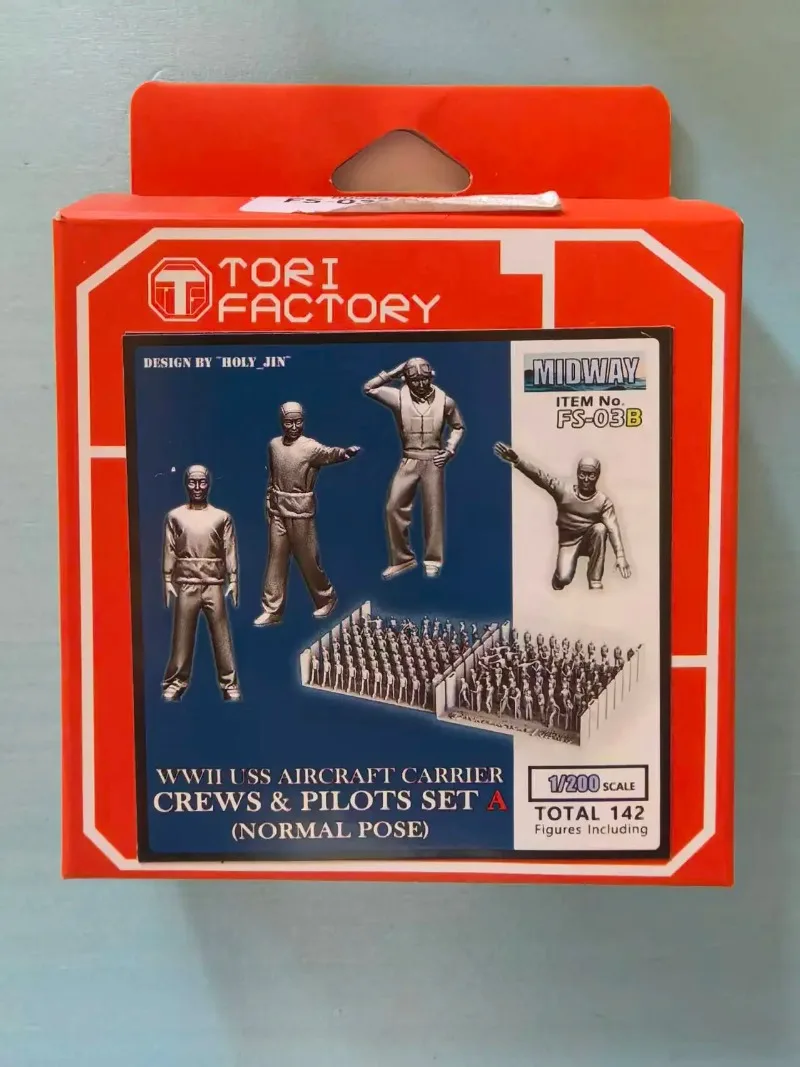 TORI FACTORY FS-03B 1/200 WWII USS Aircraft Carrier Crews & Pilots Set A (142 Figures)