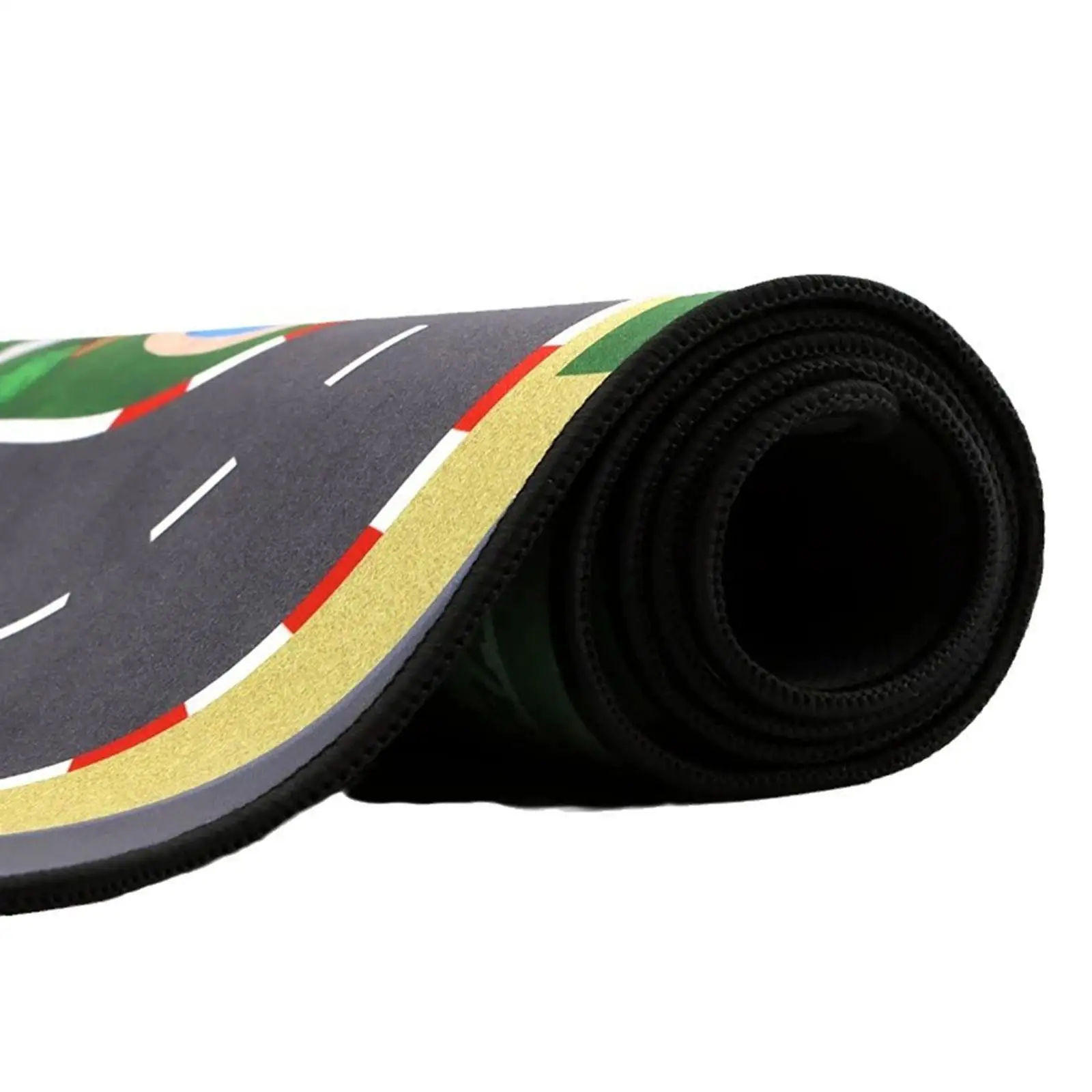 1:76 RC Car Race Track Mat 19.69inx37.40in Spare Parts Easy to Clean, Portable, Rubber Racing Track for C65 C75 C64 C72 C73 view 5