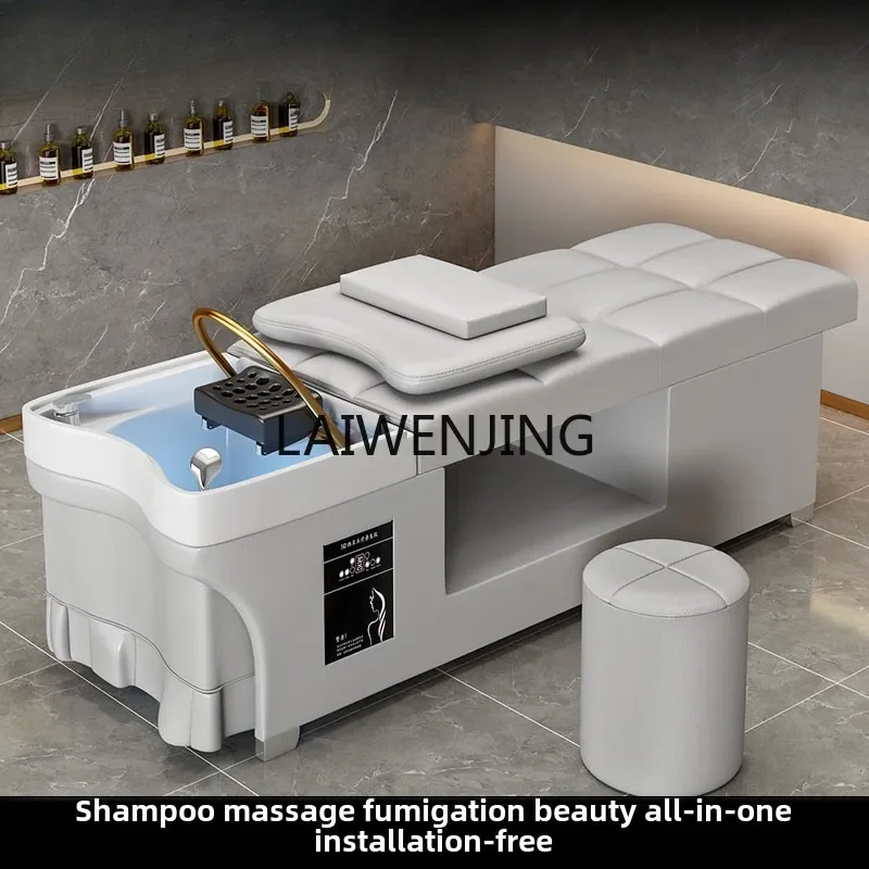 LYN Thai hair treatment water circulation shampoo bed barber shop special ear fumigation with water heater