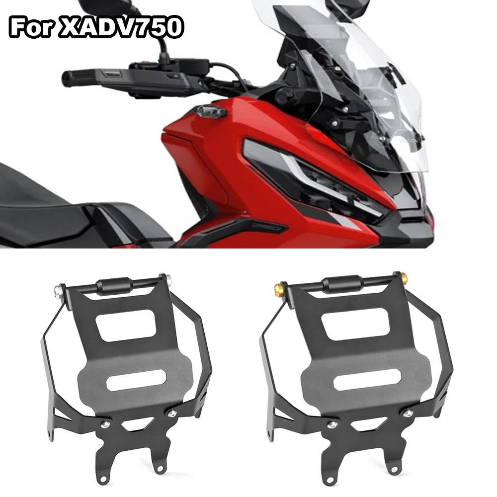 

Для Honda XADV750 X-ADV 750 2021-2025 мобильный телефон навигационная пластина комплект кронштейнов мотоцикл мобильный телефон GPS держатель 12/22 мм