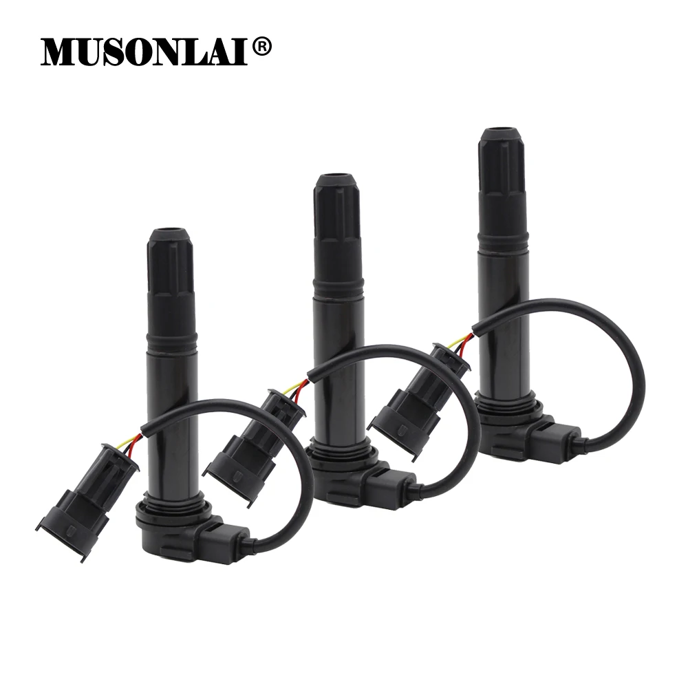 3PCS Ignition Coil For Benelli 899 1130 1130K TNT1130 MV800 YAOSONG ZS377 500033012000 0040104002 0040104006-113791-2N