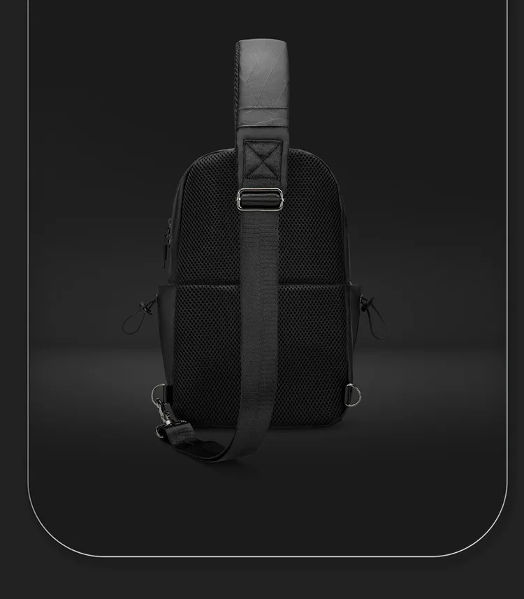 New Oxford Bag Men's Crossbody Bag Simple Multifunctional Single Shoulder Small Backpack for Business Travel Single Shoulder