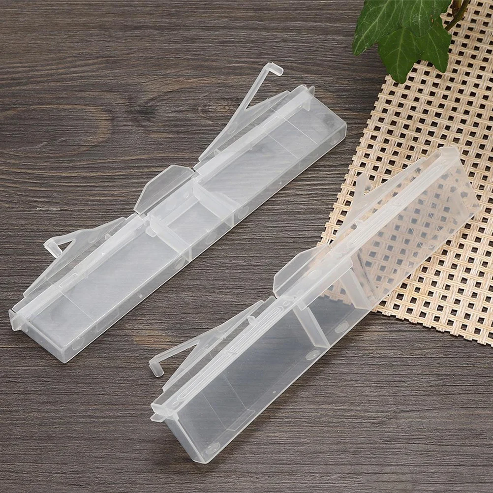 

10Pcs Small Clear Hive Beetle Traps Reusable Plastic Collector Baitable Trap for Beekeeping Garden Hive Pest Control