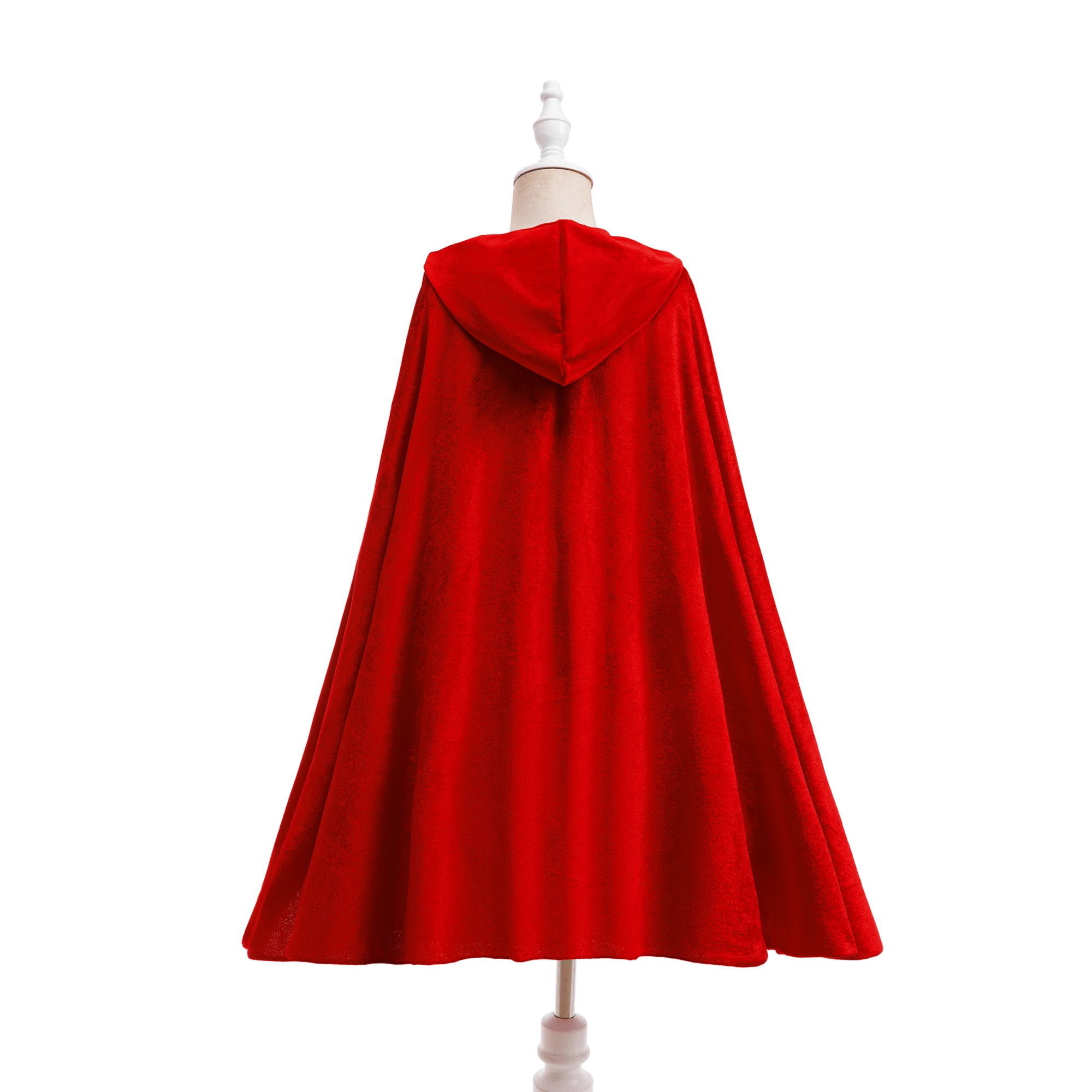 Little Red Riding Hood Cosplay Costume for Girls Carnival Halloween Christmas Maid Birthday Party Girls Dress Wedding Prom Gown