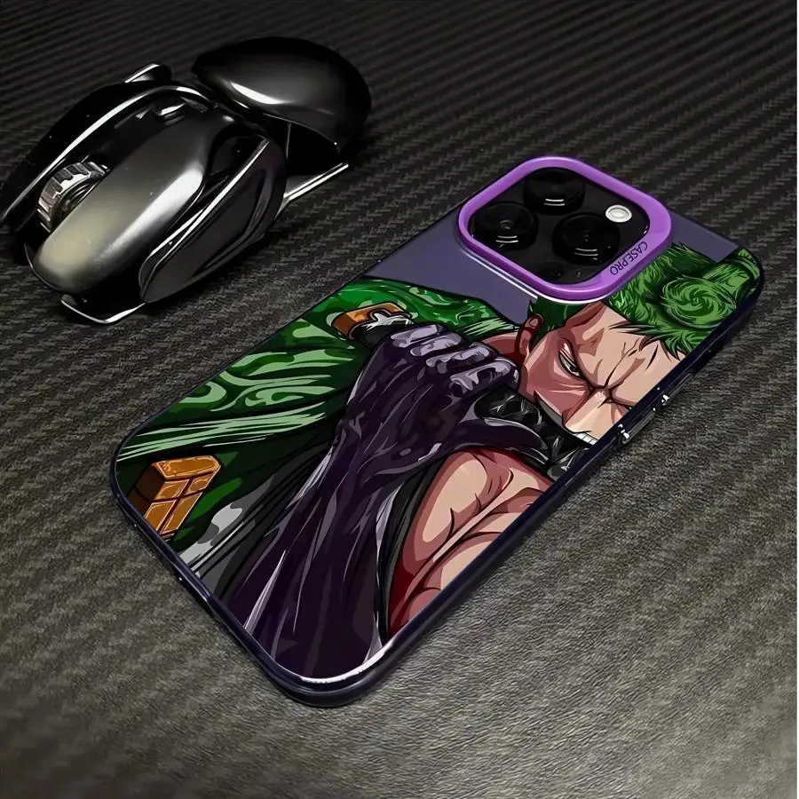 Ones Pieces Anime Z-Zoro Phone Case for Apple iPhone 15 Pro Max 16 Pro 14 Pro 13 12 11 Pro Max 14 Plus Protective Soft Shell