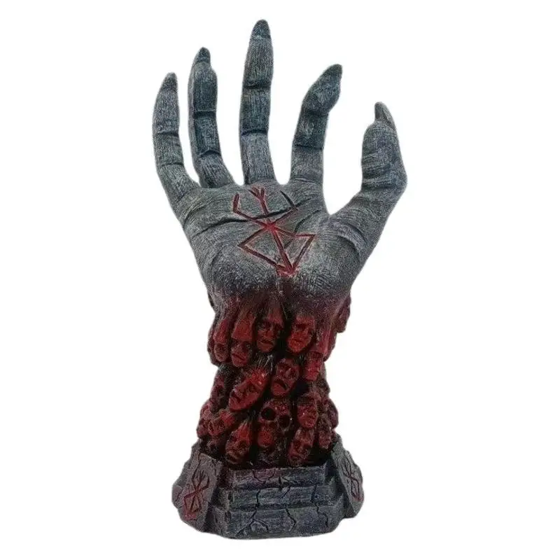 24,5cm/9,65 Zoll Harz-Figur Hand-Statue Action-Anime-Figur Modell Sammlerstück Schreibtisch-Dekoration Spielzeug Fan-Sammlung Geschenke