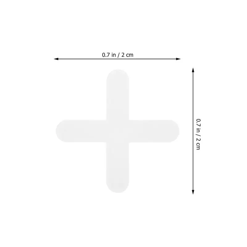 1000pcs 1/2/4mm เซรามิค Tiler Spacer CROSS กระเบื้องพลาสติกช่างประปาเปลี่ยนระบบปรับระดับกระเบื้องกระเบื้อง Leveling คลิป