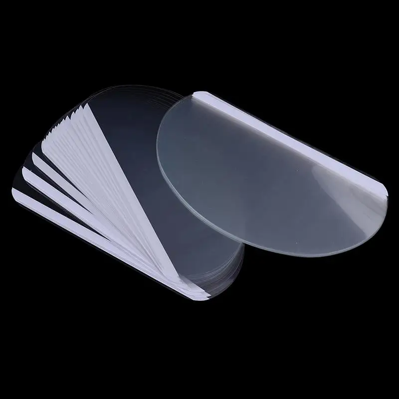 50pcs/box Disposable Eye Protection Hairdressing Mask Face Shield Cover Hair Cutting Dyeing Protector Salon Hairdresser Styling