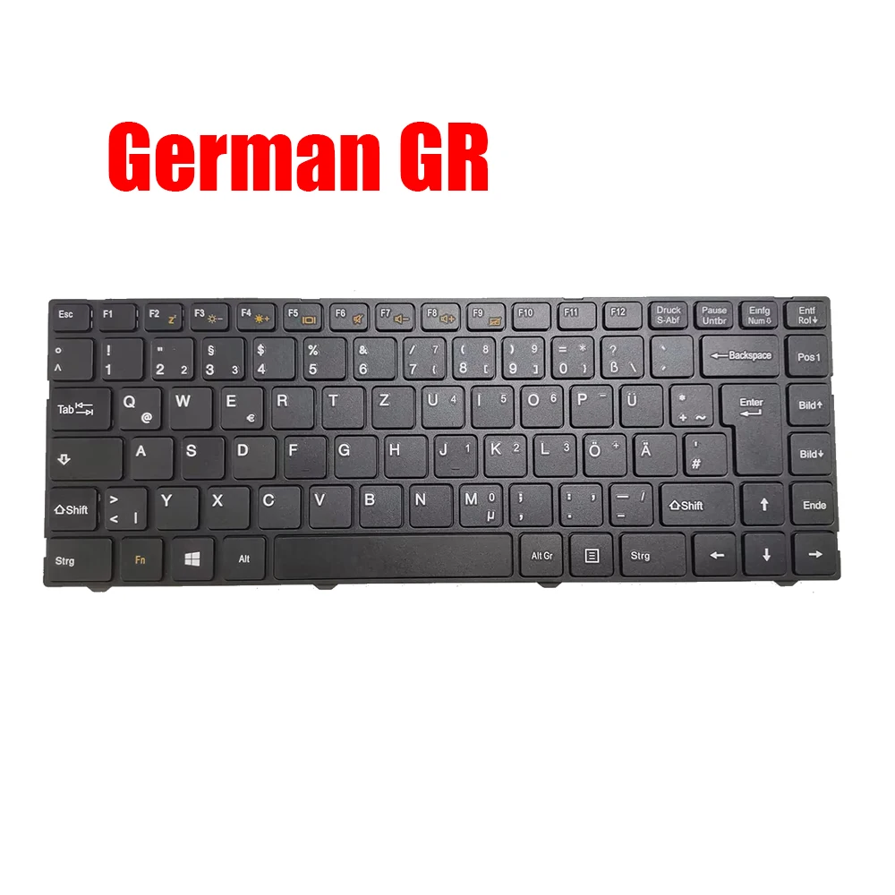 RU/PO/RU/SP/GR keyboard For MEDION AKOYA E14409 MD60657 MD62148 MD62157 MD62181 MD62331 MD62379 MD62385 MD62389 Black With Frame