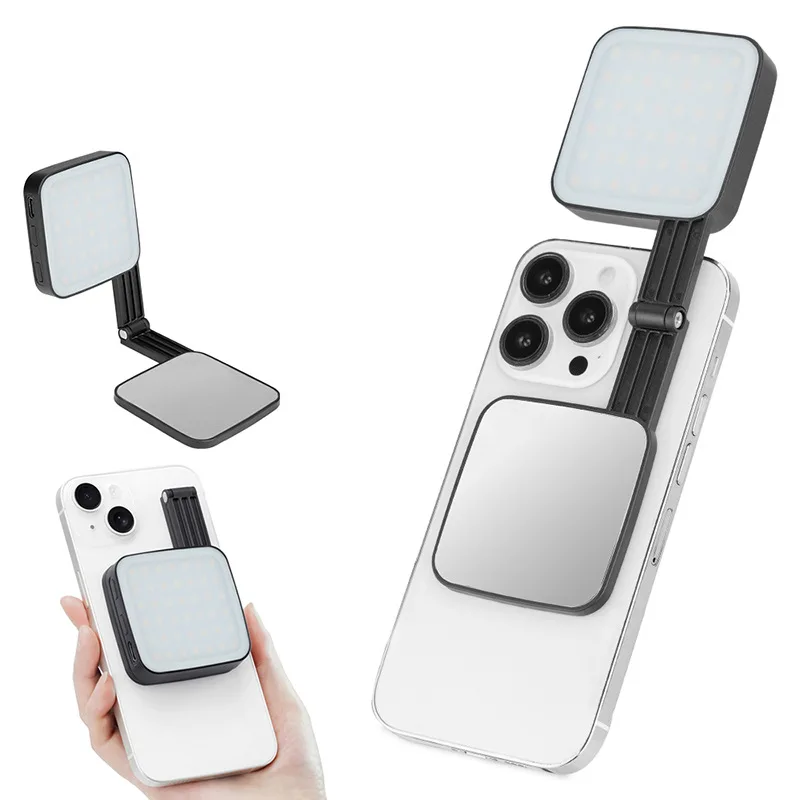 New Magnetic LED Pocket Light Ultra-Thin Selfie Beauty Lighting For Mobile Photography Live Broadcasting And Recording
