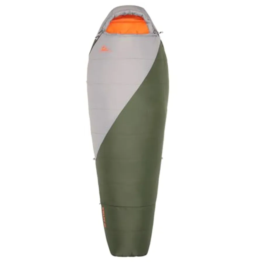 

Cosmic Synthetic Fill 40 Degree Backpacking Sleeping Bag with Compression Straps Compact and Lightweight 2022