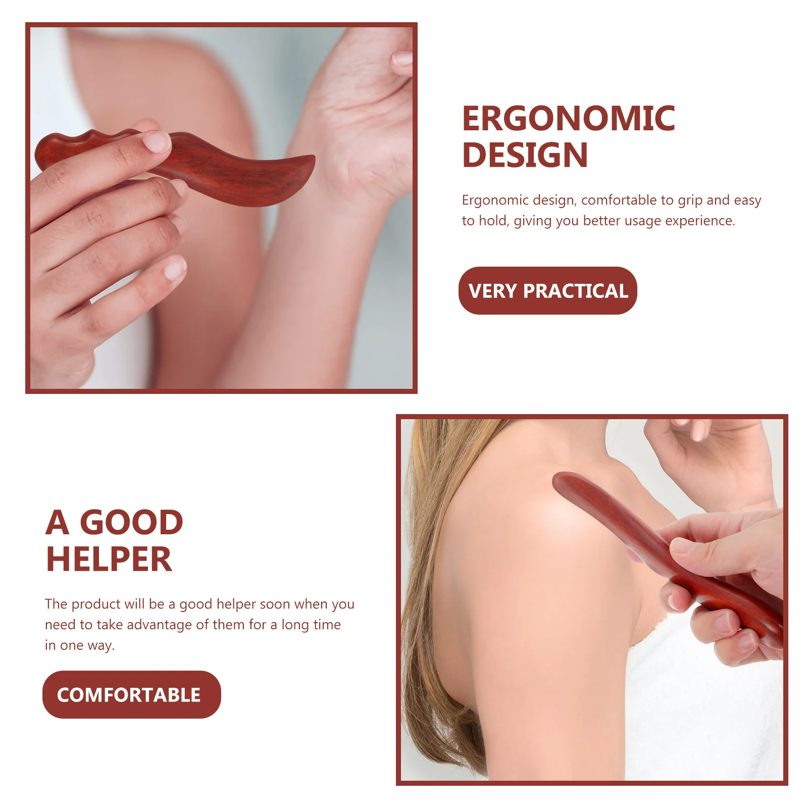 

1 шт., ручная акупрессурная палочка, портативный меридиан, инструмент для облегчения боли в всего тела, акупунктурная палочка для массажа