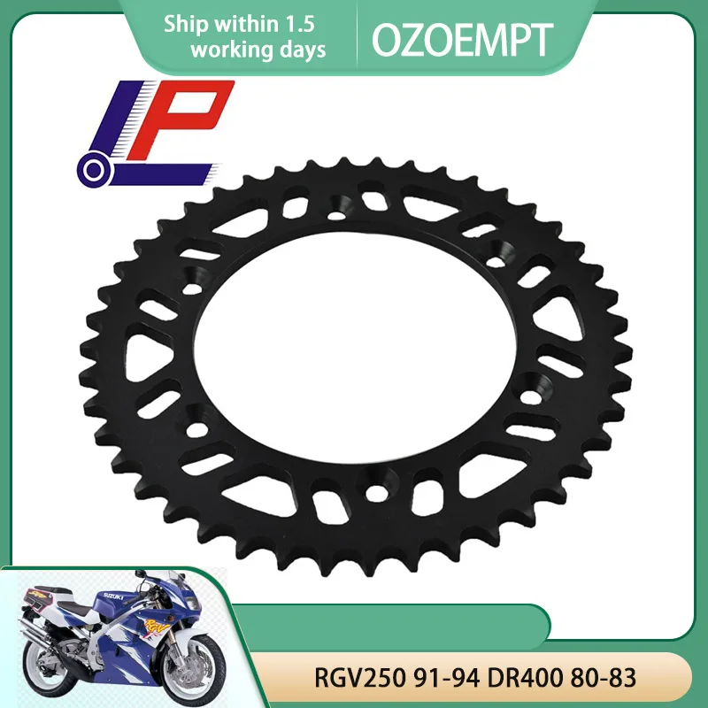 

OZOEMPT 520-44T Motorcycle Rear Sprocket Apply to RGV250 91-94 DR400 80-83