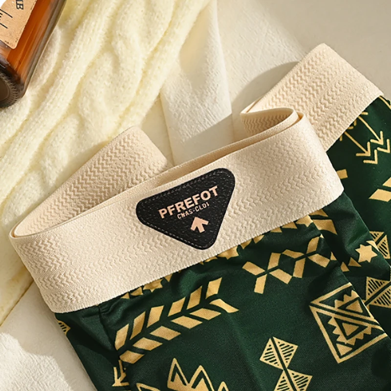 4 قطع سراويل داخلية رجالية عصرية ومريحة ومسامية ورياضية ومرنة بأسلوب عرقي