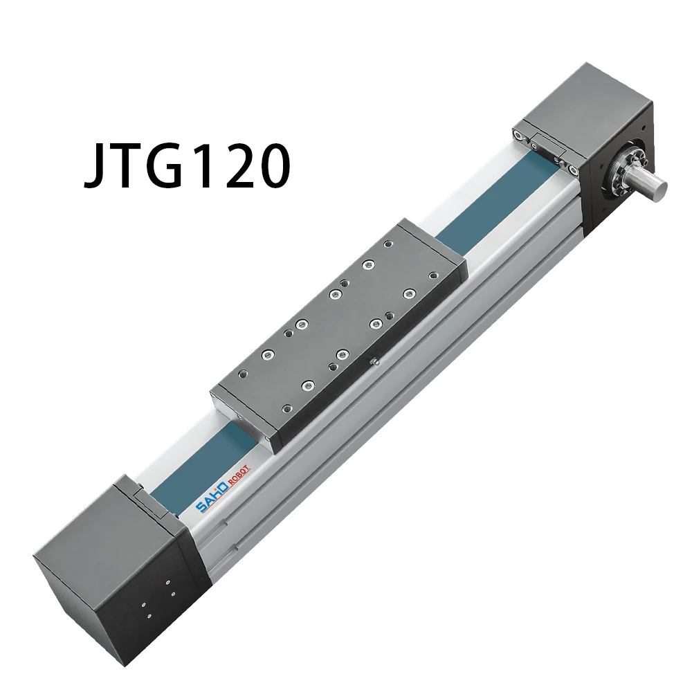 JTG120 Heavy Load Belt Linear Actuator 361.02kg Load 2m/s High Speed Linear Axis Aluminum Guide Module Bearing Motor For