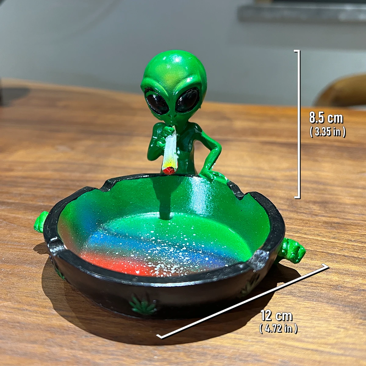 Exquisite Alien Creative Ashtray, Resin Ashtray,Portable Resin, Starry Sky, 1 Pc