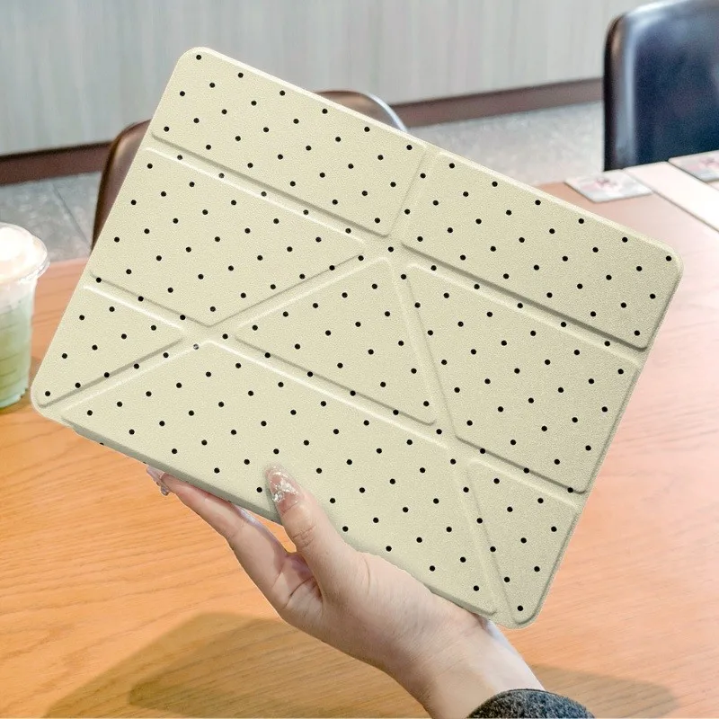 Anti-Bending 3+Y Fold Case For iPad A16 2025 11th Air11/13inch IPad Mini6 8.3 Pro 11 2024 iPad10.2 7/8/9th 4/5th 10.9