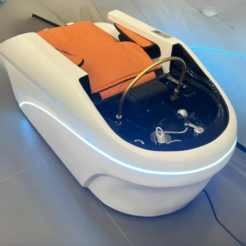 

Кресло Beauty Bed Lavatesta Spa без подключения к воде, эстетическое кресло с откидной спинкой, декор для салона, профессиональная мытье волос