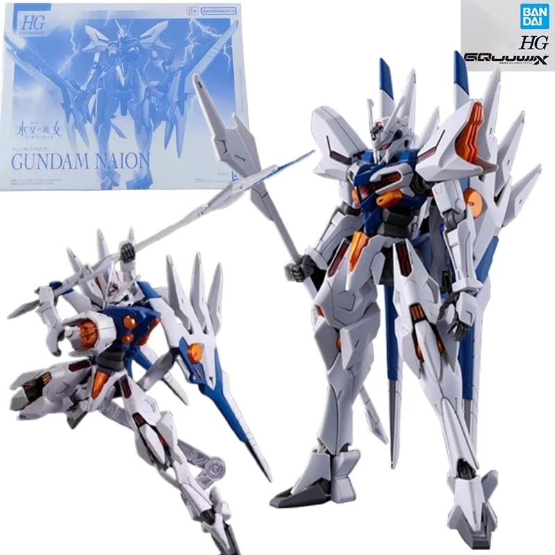 

Original Bandai MODEL KIT GUNDAM HG Mercury Witch 1/144 GUNDAM NAION Anime Action Figure Assembly Model Toys Model Gifts For boy