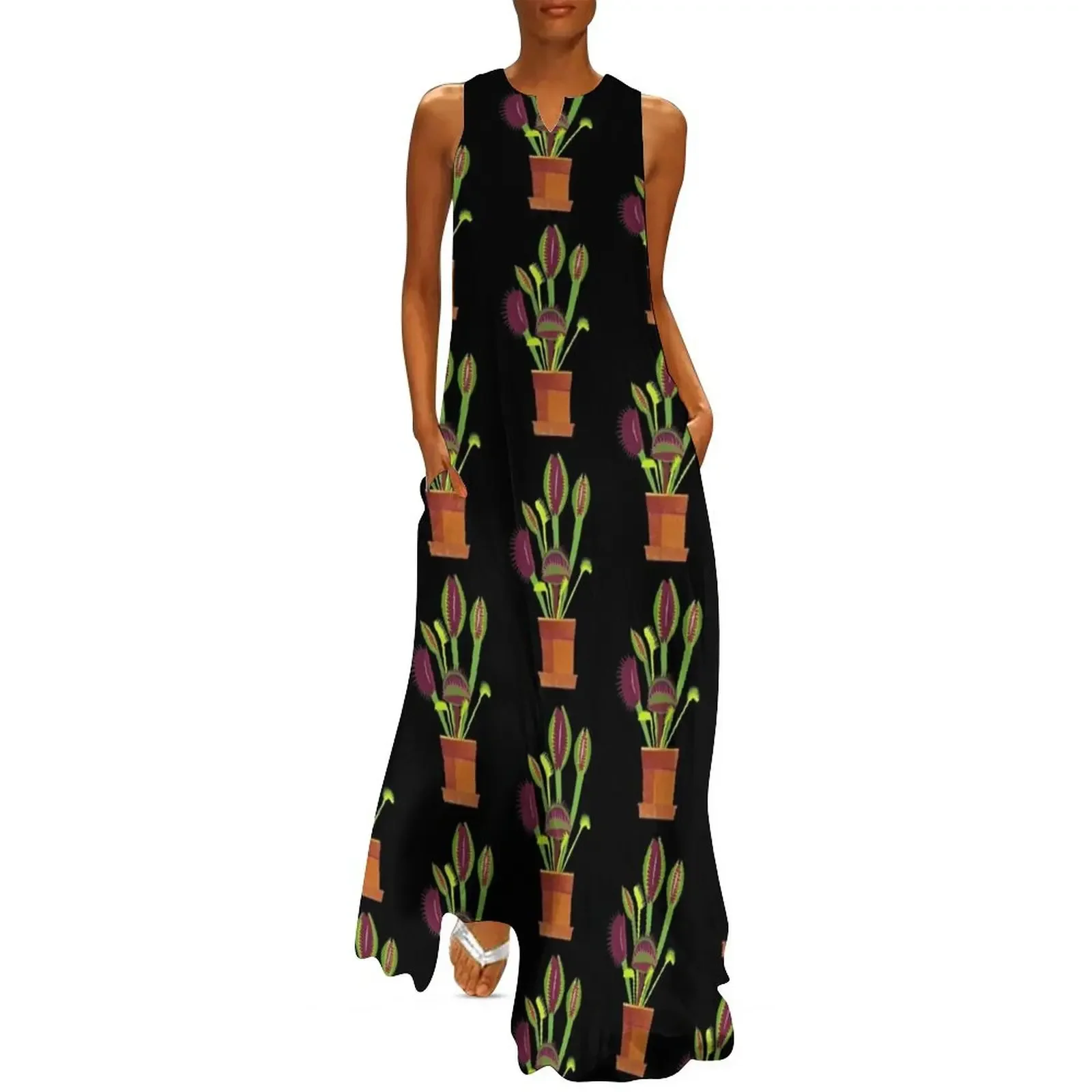 

Venus Flytrap Long Dress summer outfits for women 2025 Summer women's clothing dresses korean style dresses for prom Dress