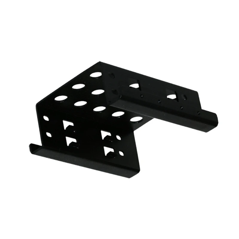 2-Bay 3.5 Inch To 2.5 Inch Hard Drive Caddy Internal Mounting Adapter Bracket Aluminum Mobile Holder