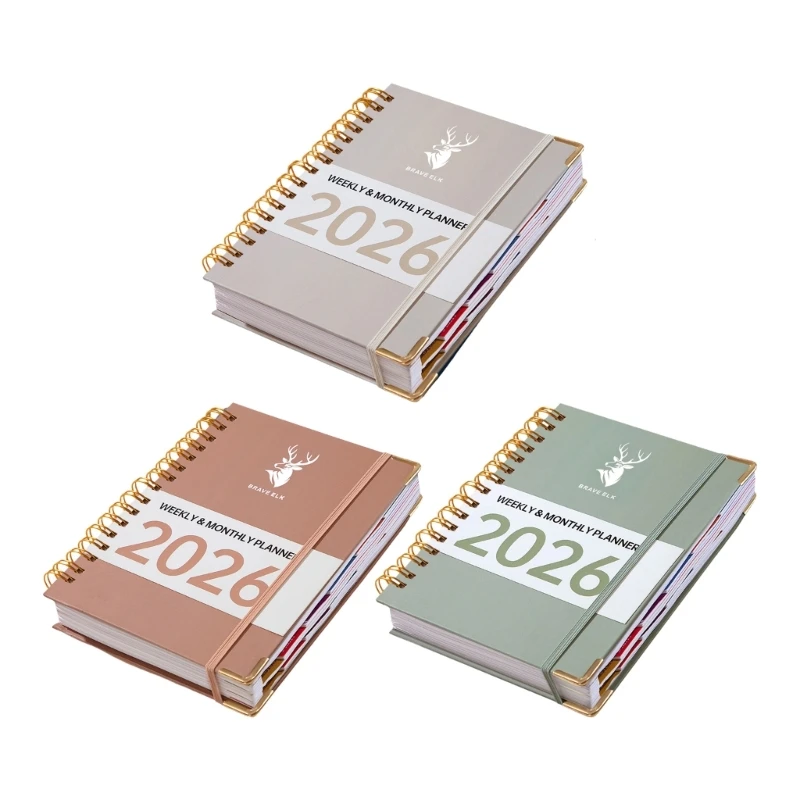 Planer harmonogramu 2026 Planer dzienny Wielofunkcyjne sekcje Dziennik planowania podróży Harmonogram Notatnik do płynnego 896C