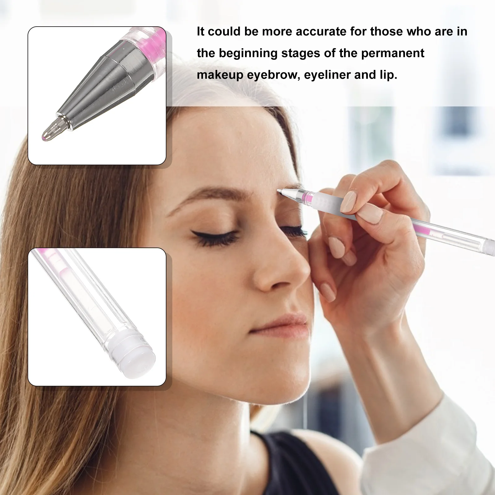 

1 set Skin Marker Pen Makeup Position Mapping Pens For Eyebrow Lip Tattooing Stencil Marking Tool Beauty Salon Surgery Plastic