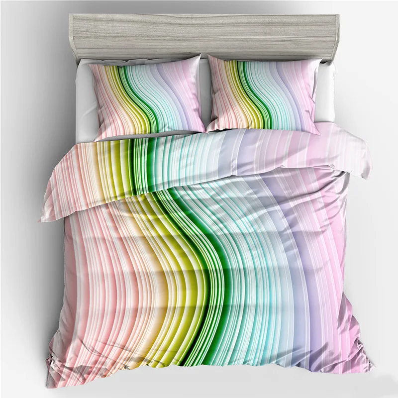 RunGrape Duvet Cover Bedding Set Double Twin Queen King Size 240x220 Nordic Bed Cover 150 Euro Bed Linen 135 Bedclothes 200x200