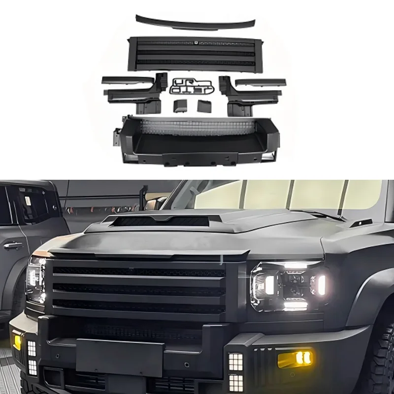 

For Chery Jetour T2 Front Grille Car Roof Racks Car Ladder Side Storage Box Off-Road/Suv Upgrades for Jetour T2 Accessories