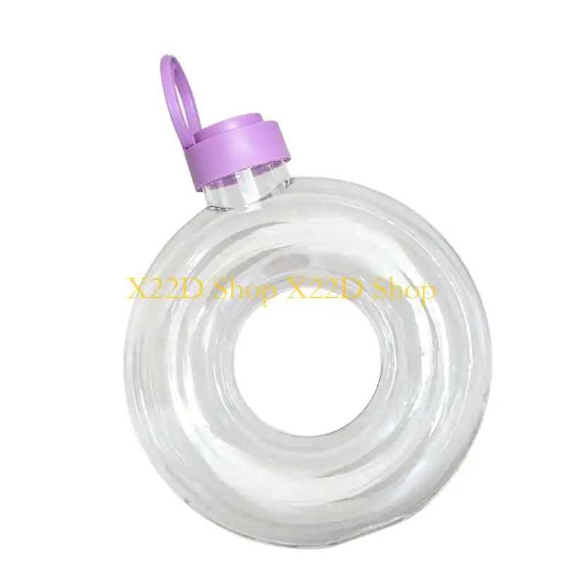 X22D Modern Doughnuts Styles Water Bottle With Ergonomic Grip Drinkware With Secures Seal For Students Professionals