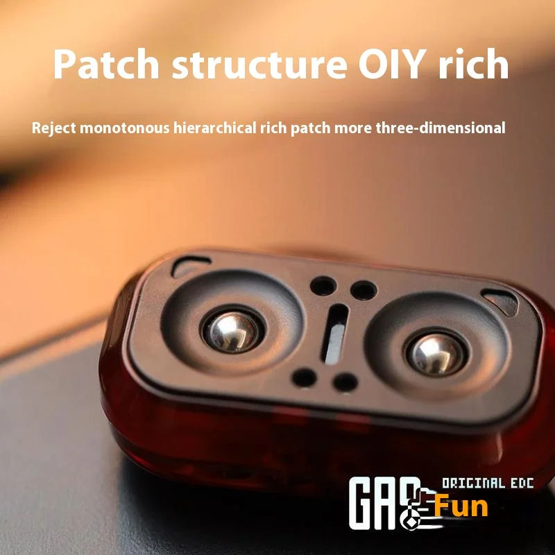 Gufo Paragrafo magnetico meccanico Push Card Valuta EDC Giocattolo antistress Fidget Spinner Divertente riduttore di pressione