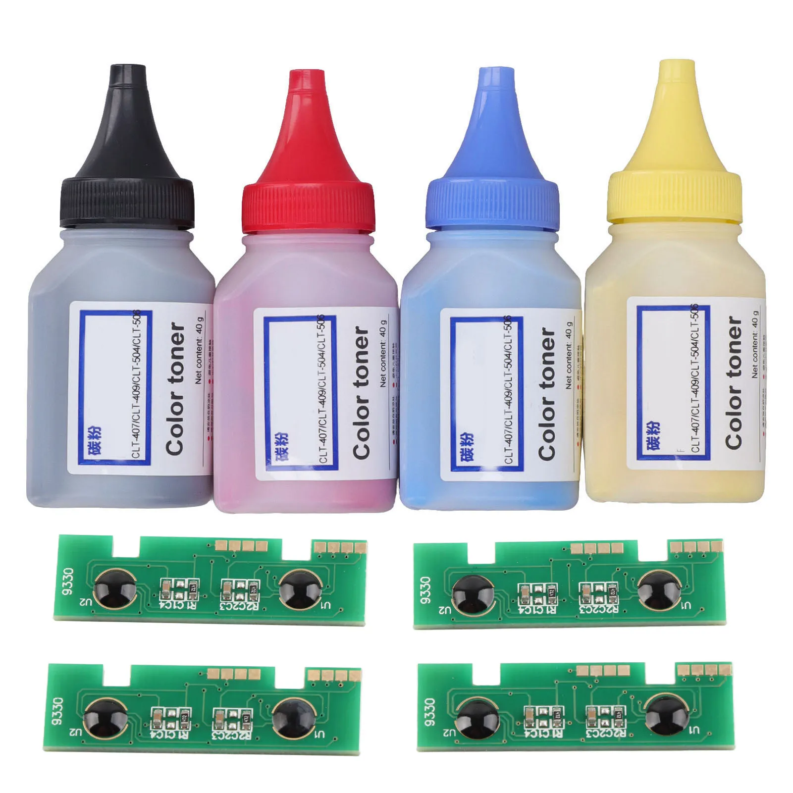 

Printer Refill Toner Powder Toner Refill Powder Set Multiple Color Printer Refill Toner Powder for 409S
