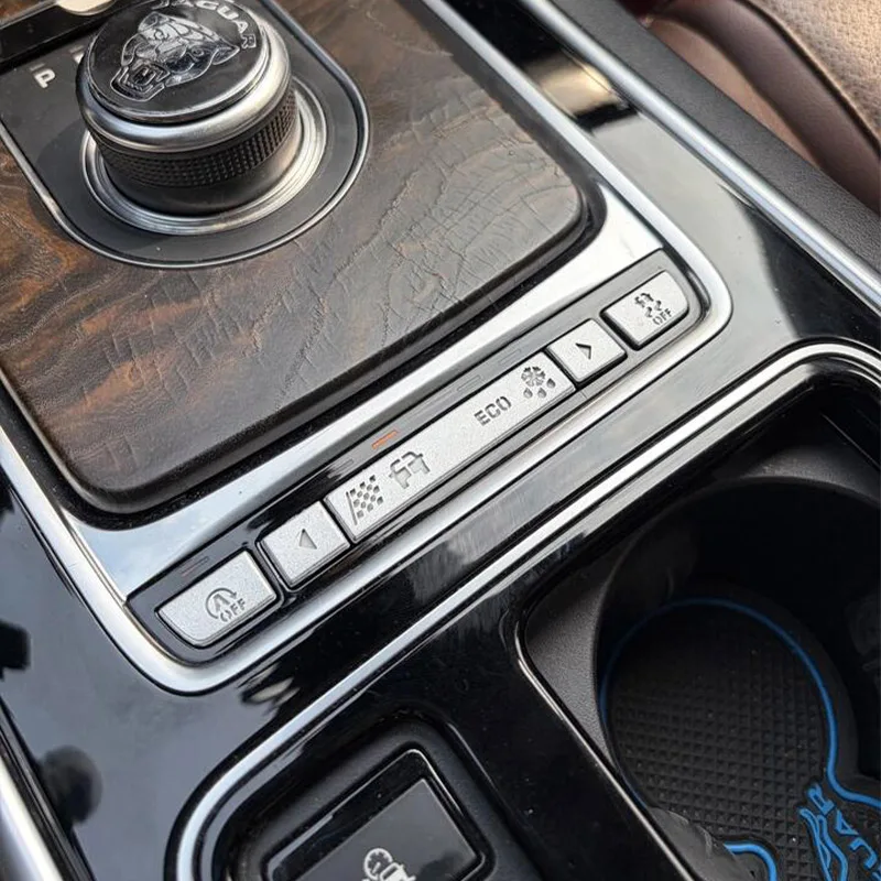 Stainless Steel For Jaguar F-PACE XF XFL XE XEL 2018-2020 Car Driving Mode Button Stickers Car Interior Accessories