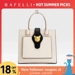 BAFELLI WOMEN'S BAGS NEW 2026 CELEBRITY FASHION CAT HANDBAG CROSSBODY SHOULDER FEMALE LEATHER DESIGNER STYLISH LUXURY PURSE