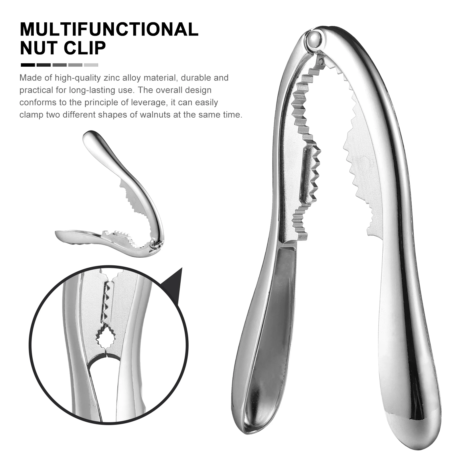 

Zinc Alloy Cracker Walnut Opener Practical Clamp For Walnuts Hazelnuts Almonds Pecans Brazil Nuts Kitchen Gadget Nut Plier Tool