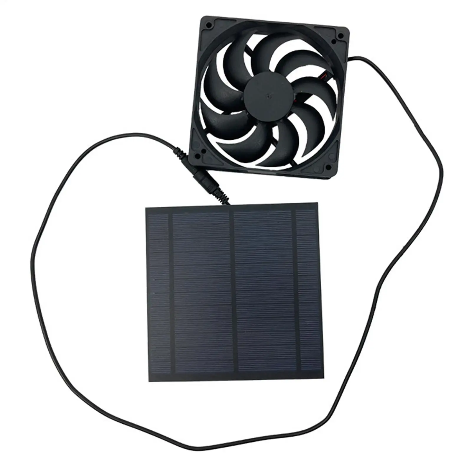 

Chicken Coop Solar Vent Fan Dog House Waterproof Solar Powered Fan Powerful Cooling Device Versatile Air Exhaust Kit For Picnic