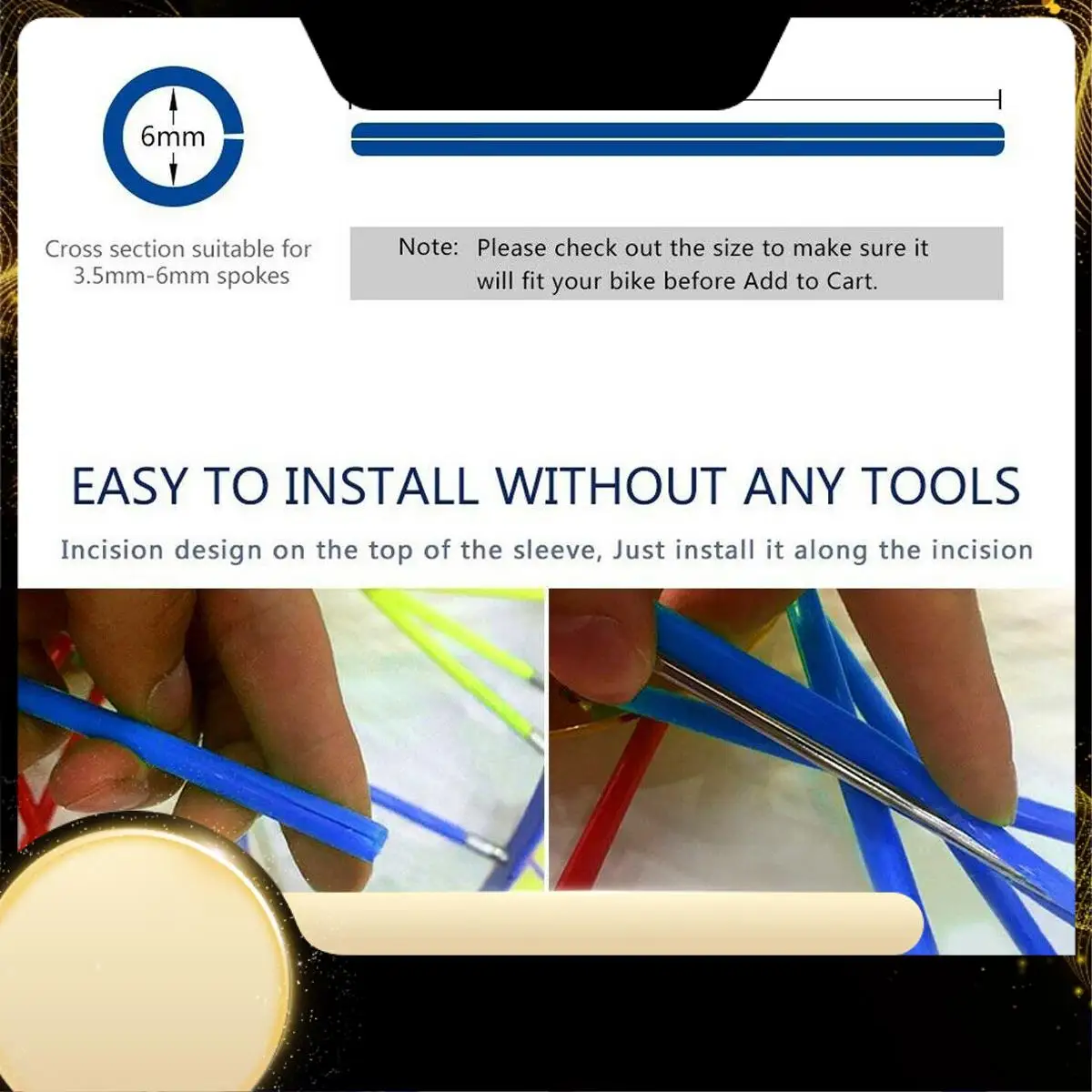 

72 шт. универсальный чехол для ступицы колеса мотоцикла, защитный чехол для колеса, подходит для грязевых велосипедов-A74F
